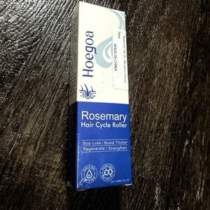 Hoegoa Rosemary Hair Cycle Roller Unisex 30ml Blue White Scalp Growth Serum